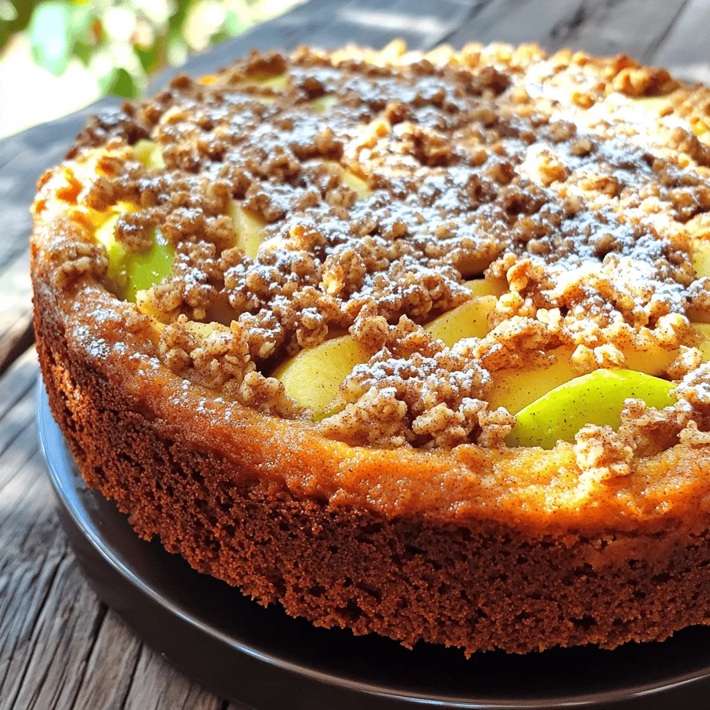 Apple Cinnamon Streusel Coffee Cake Easy and Tasty Treat