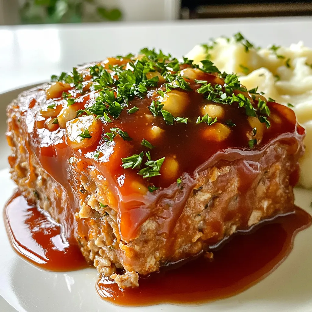 Chicken Meatloaf Garlic Parmesan Flavorful Delight