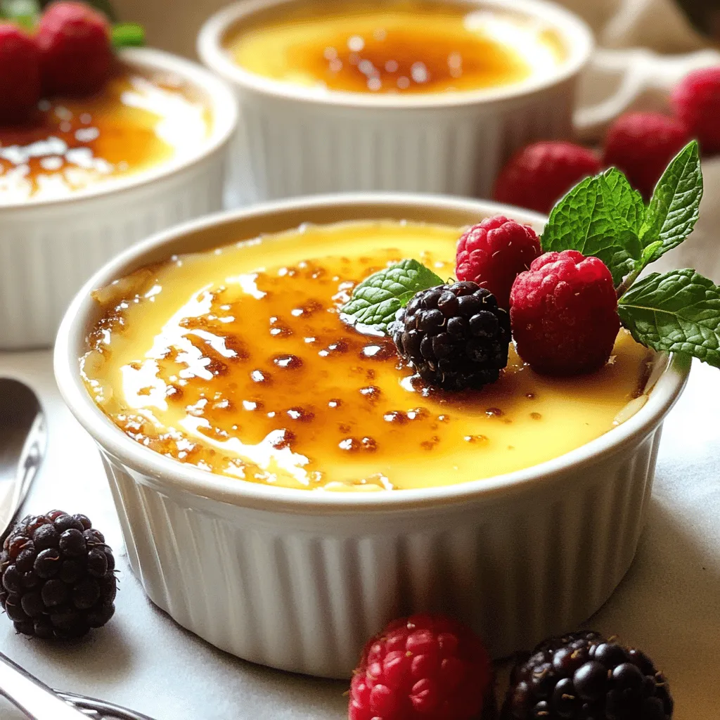 Vanilla Bean Crème Brûlée Delightful Dessert Recipe