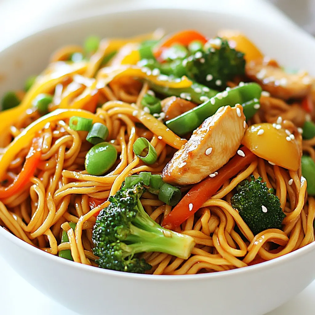 Easy Chicken Lo Mein Delightful and Simple Recipe