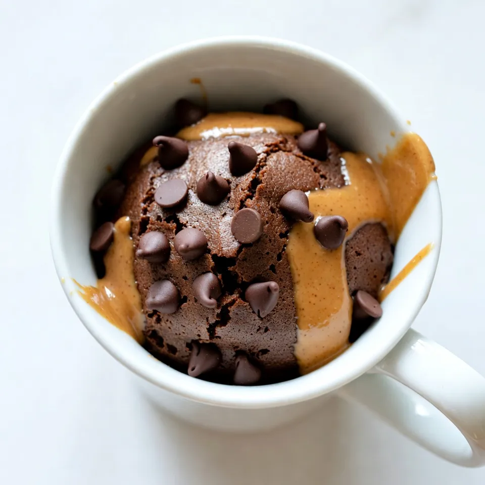 Chocolate Peanut Butter Mug Cake Quick and Easy Delight