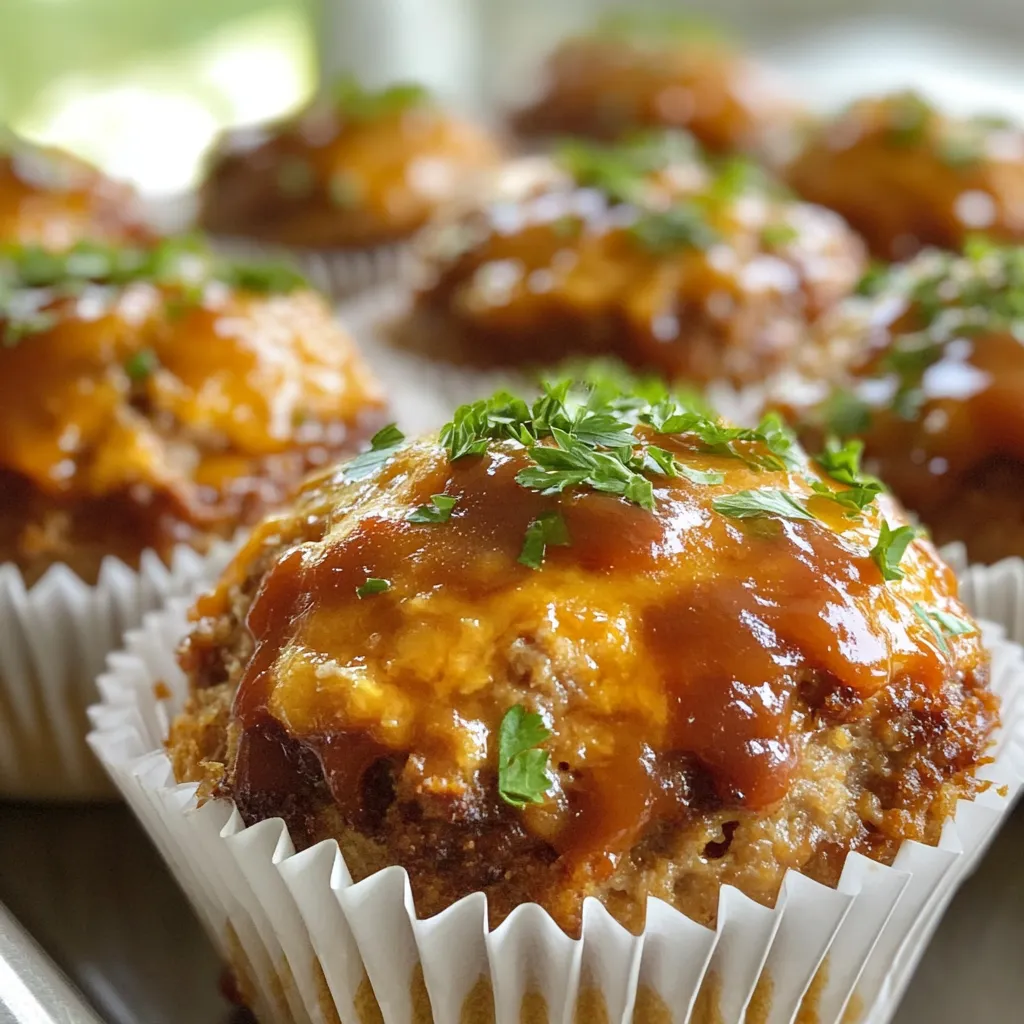 Bourbon BBQ Meatloaf Cupcakes Tasty and Fun Meal