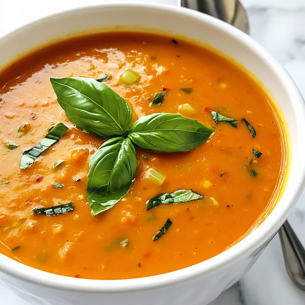 Creamy Tomato Soup Comforting and Flavorful Recipe