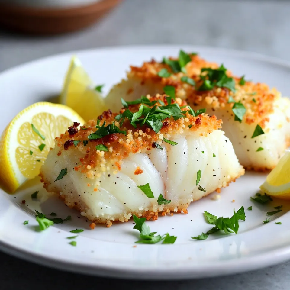 Parmesan Crusted Cod Flavorful and Easy Dinner Recipe