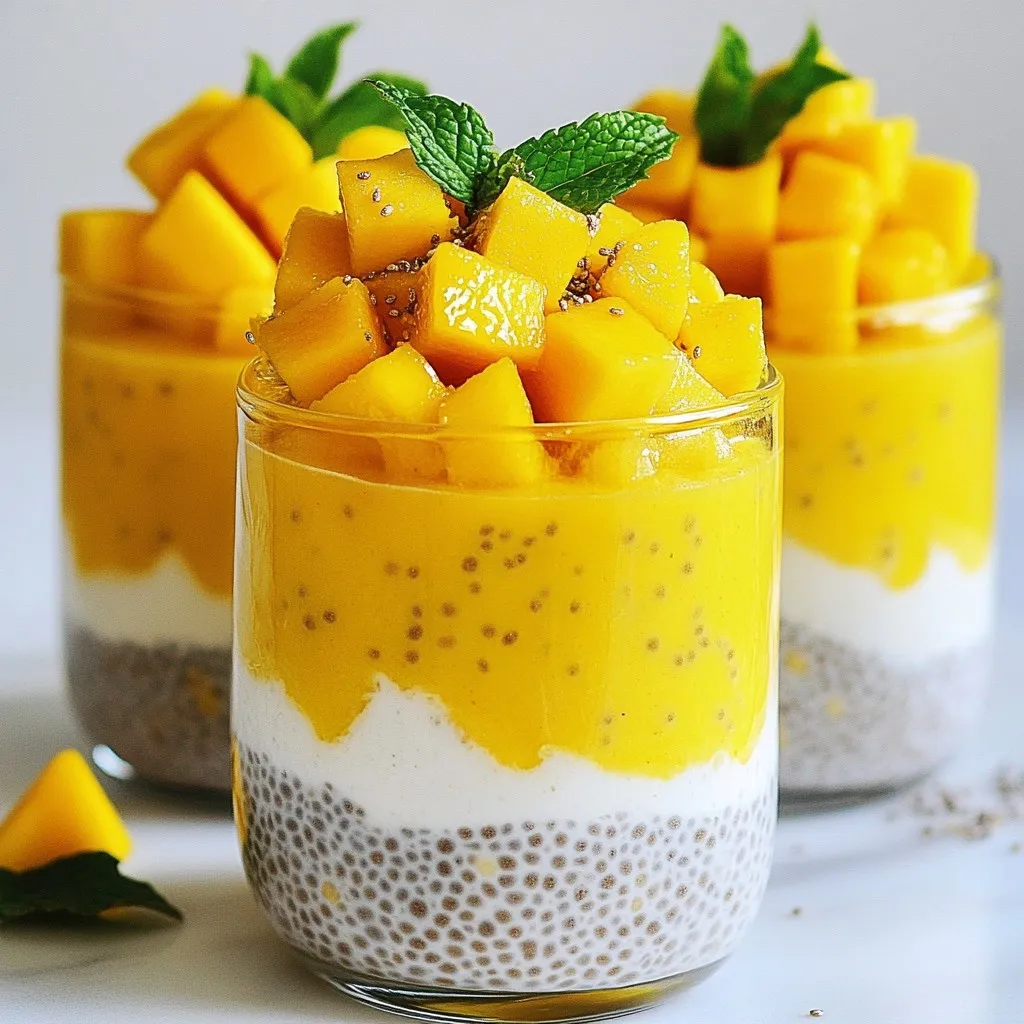 Coconut Mango Chia Pudding Fresh and Healthy Delight