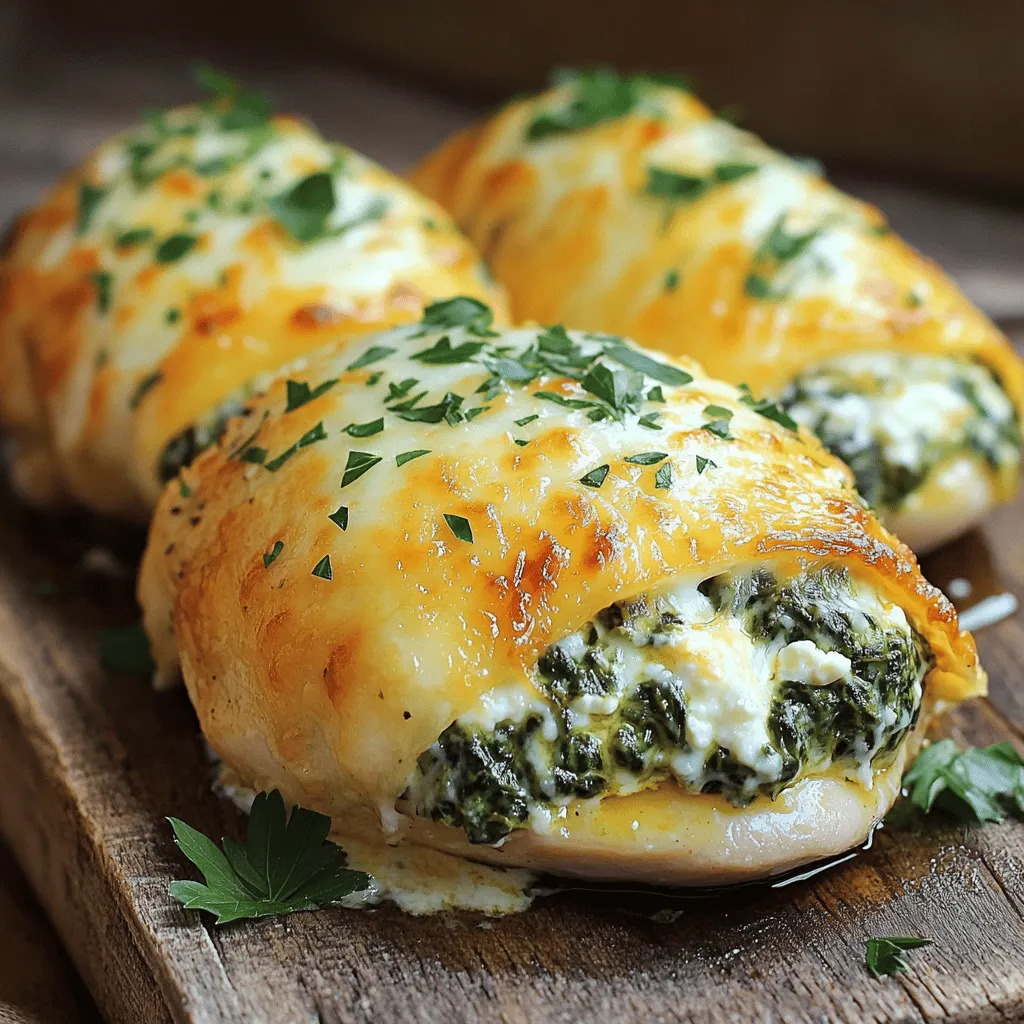 Cheesy Spinach Stuffed Chicken Flavorful and Easy Meal