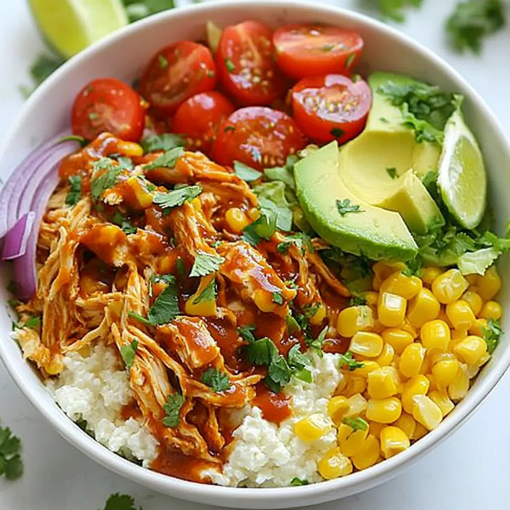 BBQ Chicken Cottage Cheese Bowl Tasty and Filling Meal