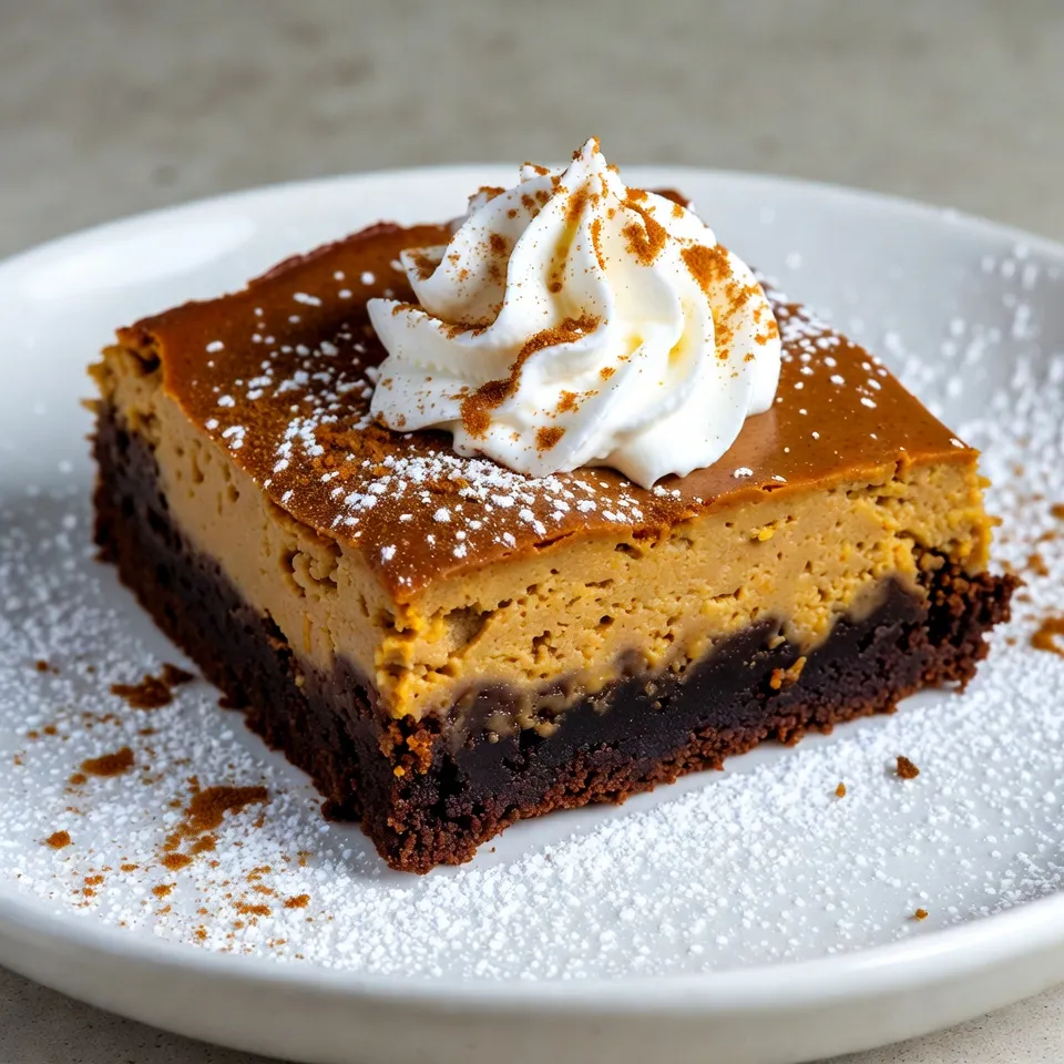 Pumpkin Cheesecake Brownies Irresistible Dessert Treat