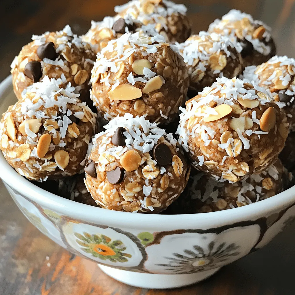 No Bake Almond Joy Energy Bites Simple Recipe