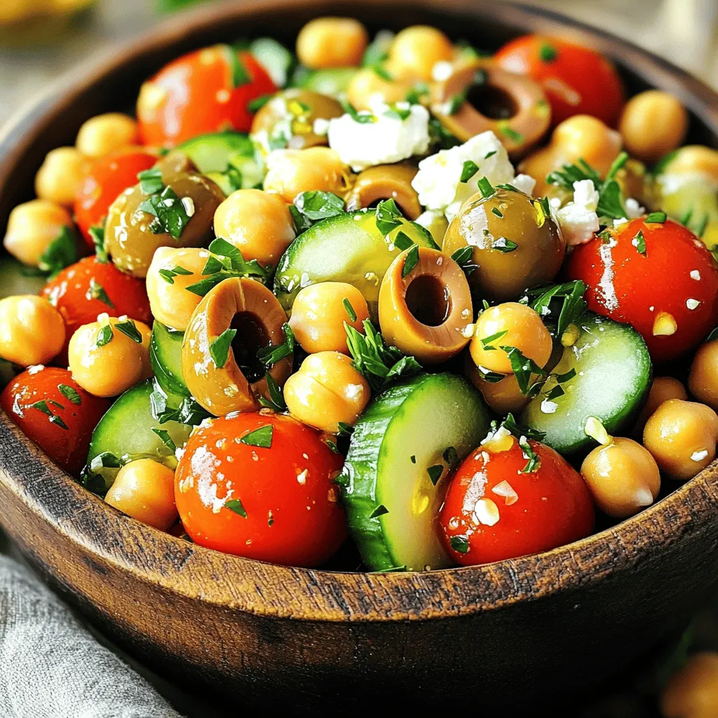 Mediterranean Chickpea Salad Quick and Tasty Recipe