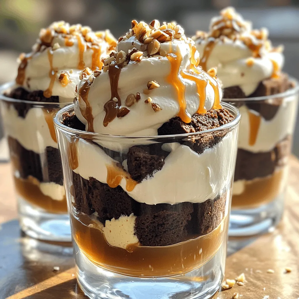 Salted Caramel Brownie Trifles Irresistible Delight