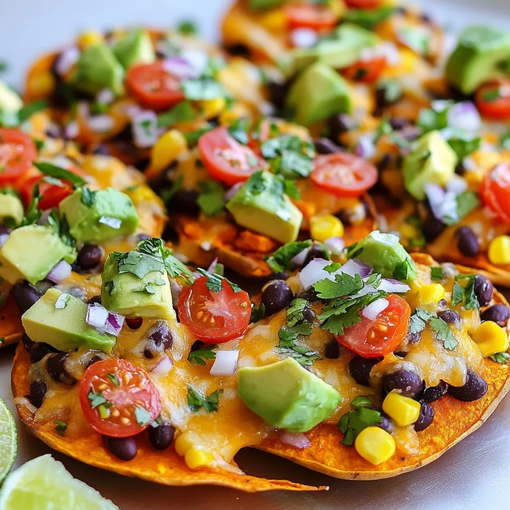 Loaded Sweet Potato Nachos Flavorful and Fun Treat