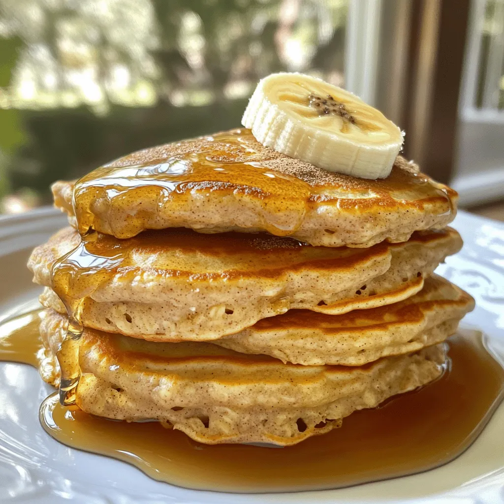 Maple Cinnamon Oat Pancakes Fluffy and Flavorful Treat