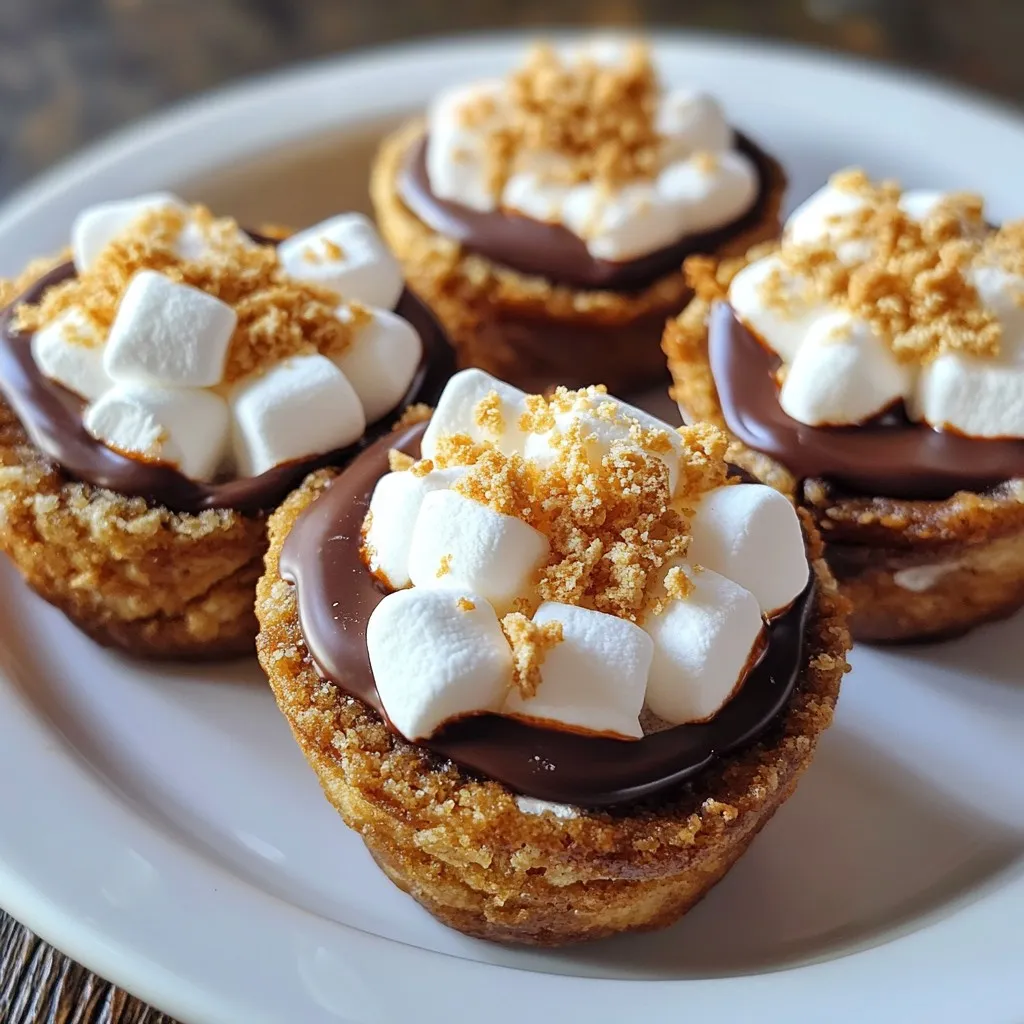 S’mores Cookie Cups Irresistible Sweet Treat Recipe