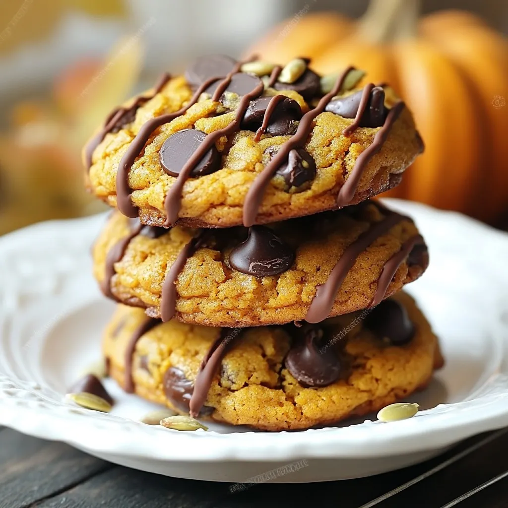 Chocolate Chip Pumpkin Cookies Soft and Chewy Treat
