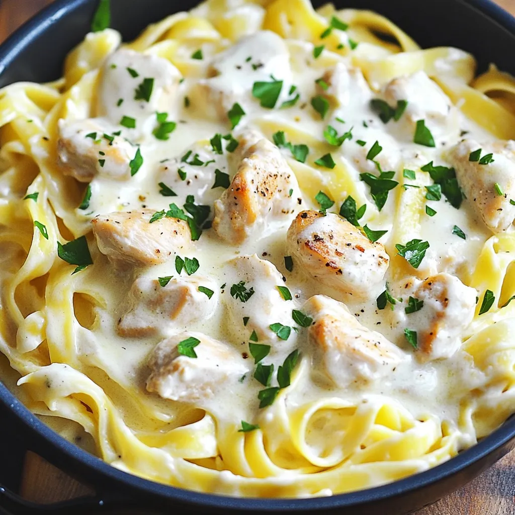Instant Pot Chicken Alfredo Quick and Simple Recipe