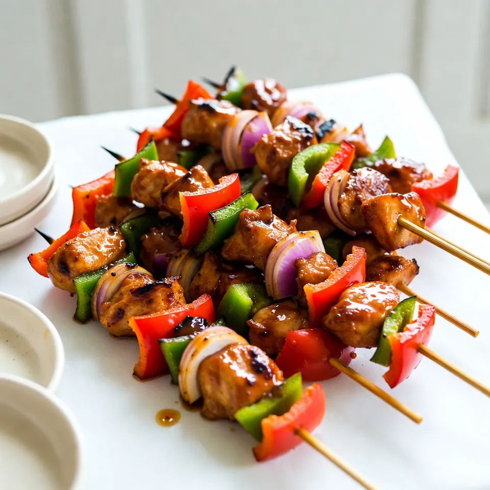 Sweet Chili Chicken Kabobs Flavorful Grilled Delight