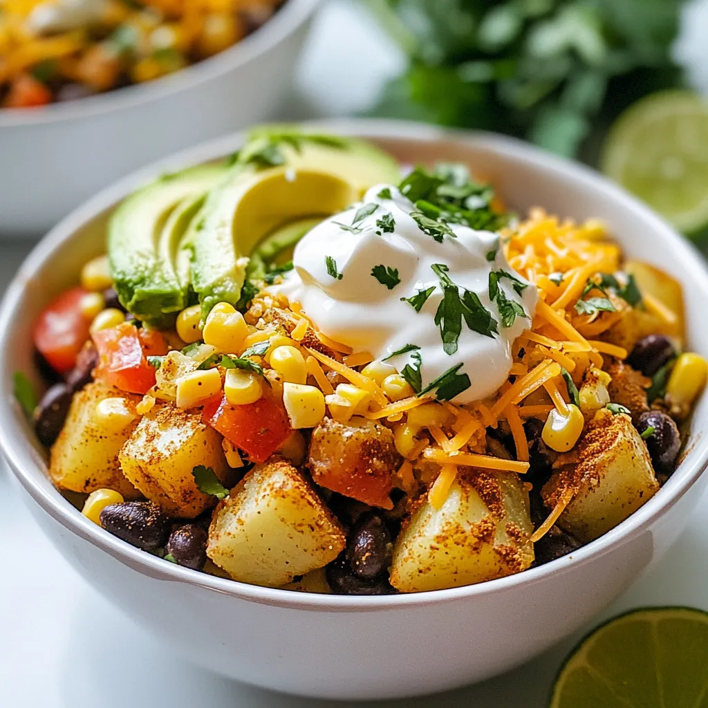 Loaded Potato Taco Bowls Flavorful and Satisfying Meal