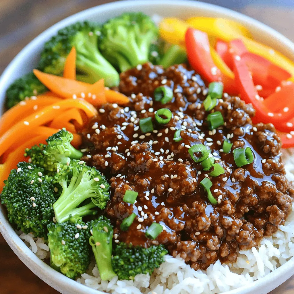 Spicy Korean Beef Bowls Quick and Flavorful Recipe
