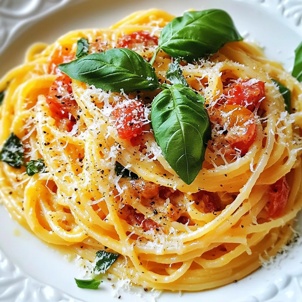 Creamy Garlic Tomato Pasta Flavorful and Easy Dish