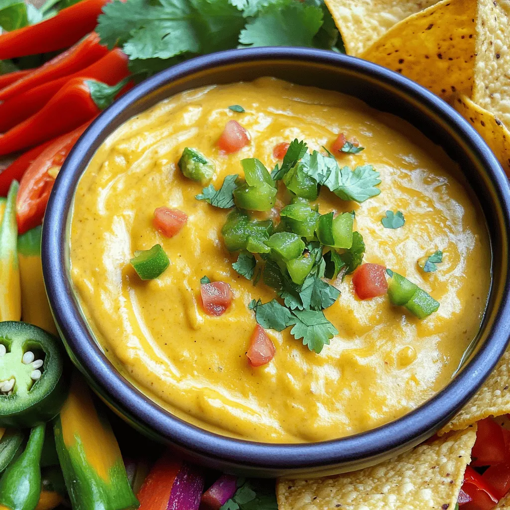 Vegan Cashew Queso Dip Delicious and Easy Recipe