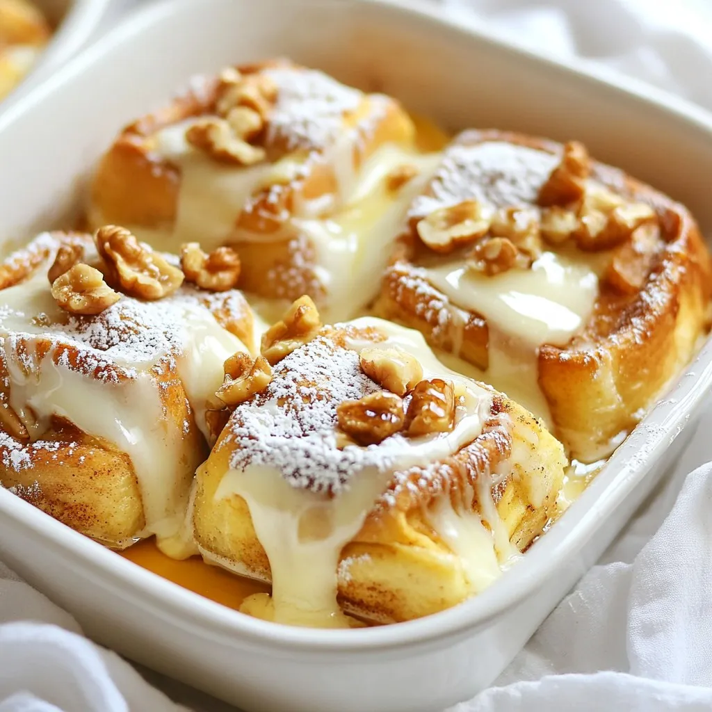 Cinnamon Roll French Toast Casserole Delightful Dish