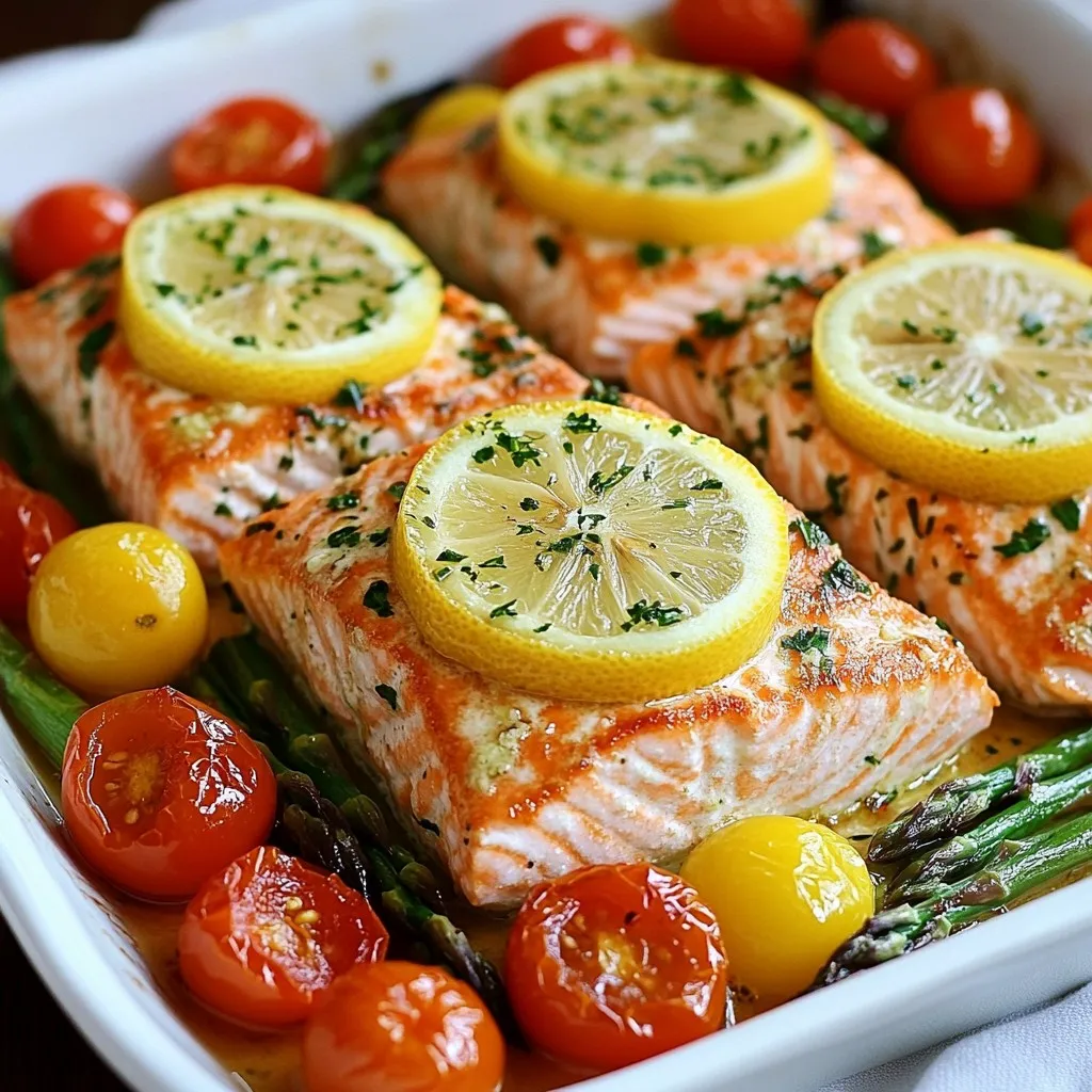 Sheet Pan Lemon Herb Salmon Flavorful and Simple Dish