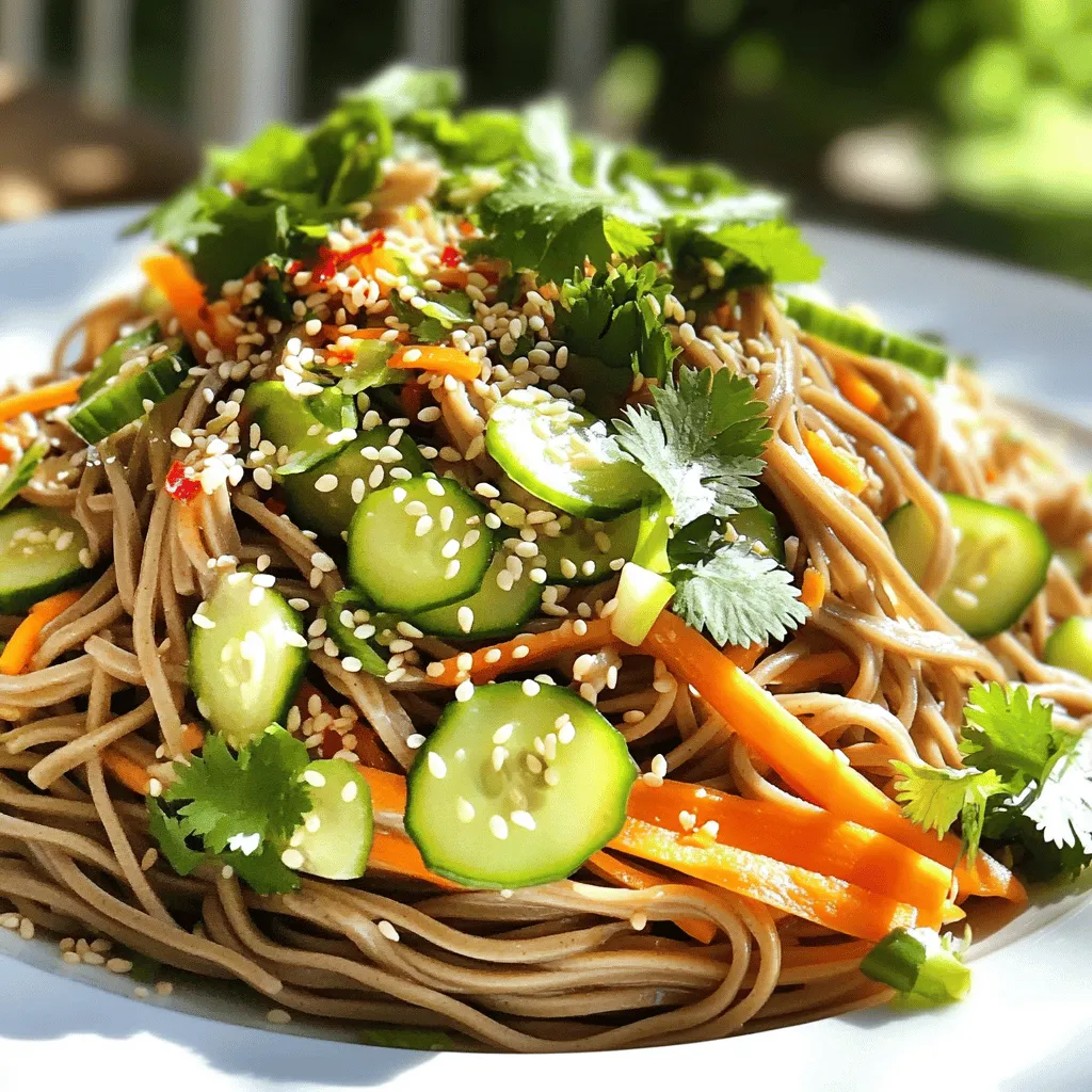 Sesame Ginger Soba Noodles Quick and Tasty Recipe