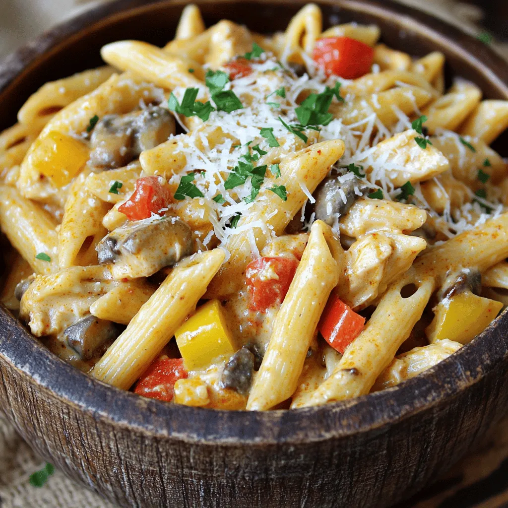 Slow Cooker Creamy Cajun Chicken Pasta Delight