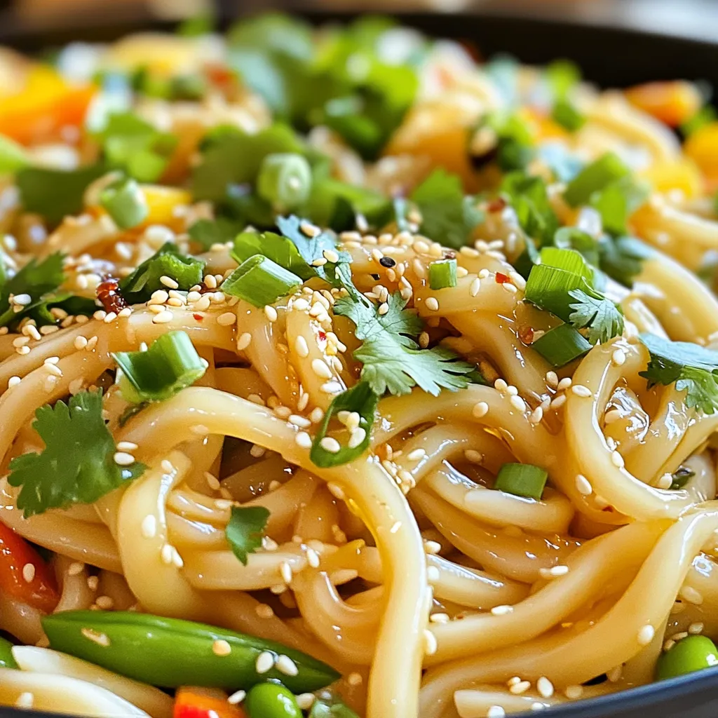 Savory Sesame Garlic Noodles Quick and Easy Recipe