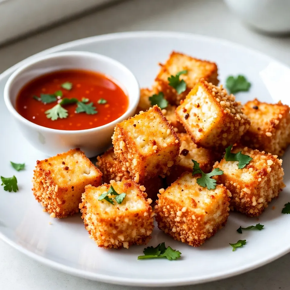Crispy Air Fryer Tofu Nuggets Easy Flavorful Snack