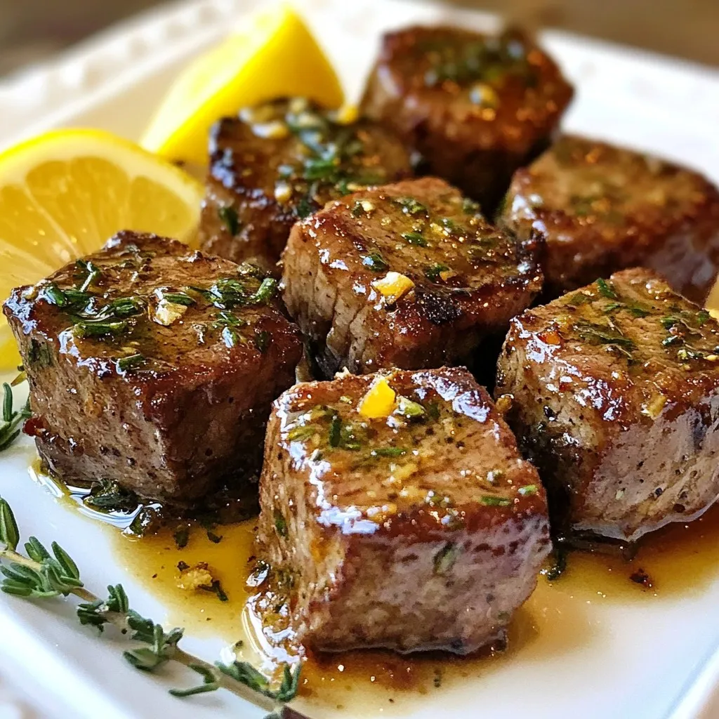 Garlic Herb Butter Steak Bites Savory and Simple Meal
