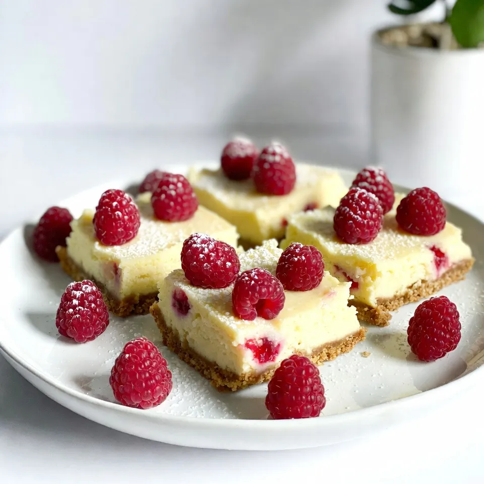 Lemon Raspberry Cheesecake Bars Delightful Dessert Treat