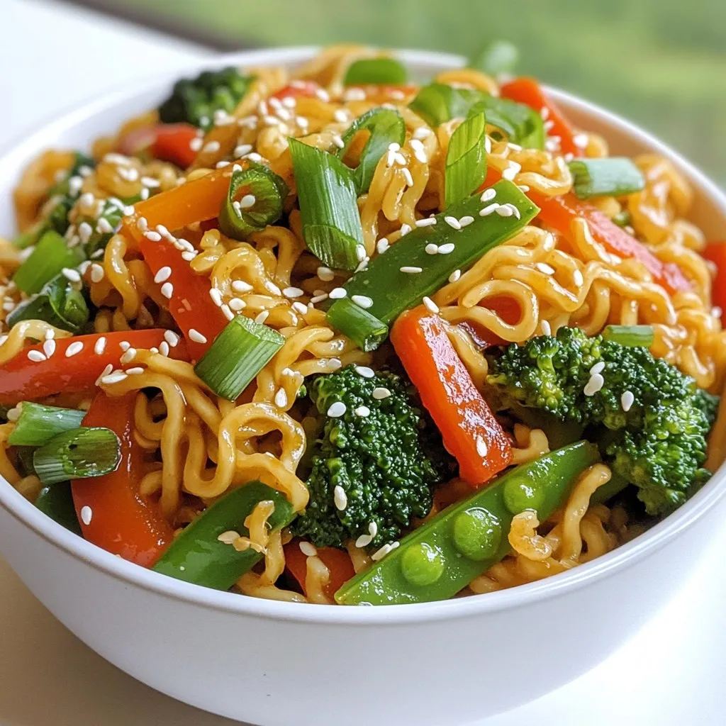 Spicy Ramen Noodle Stir Fry Flavorful and Quick Meal