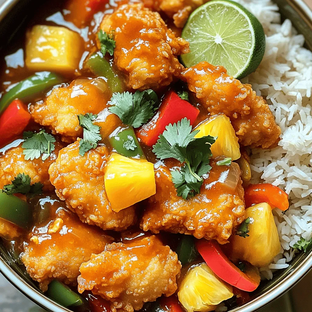 Savory Sweet and Sour Chicken Simple Dinner Recipe