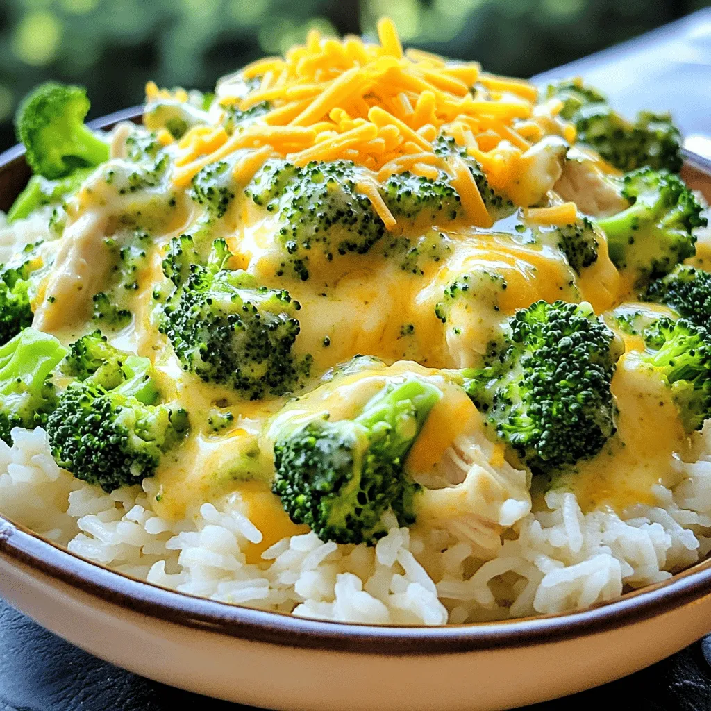 Creamy Broccoli Cheddar Chicken Slow Cooker Delight