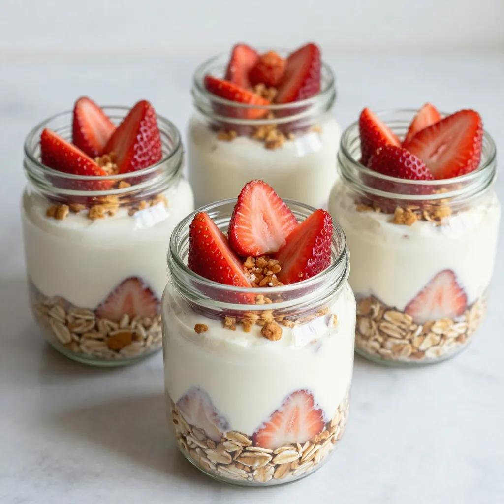 Strawberry Cheesecake Overnight Oats Easy and Tasty Meal
