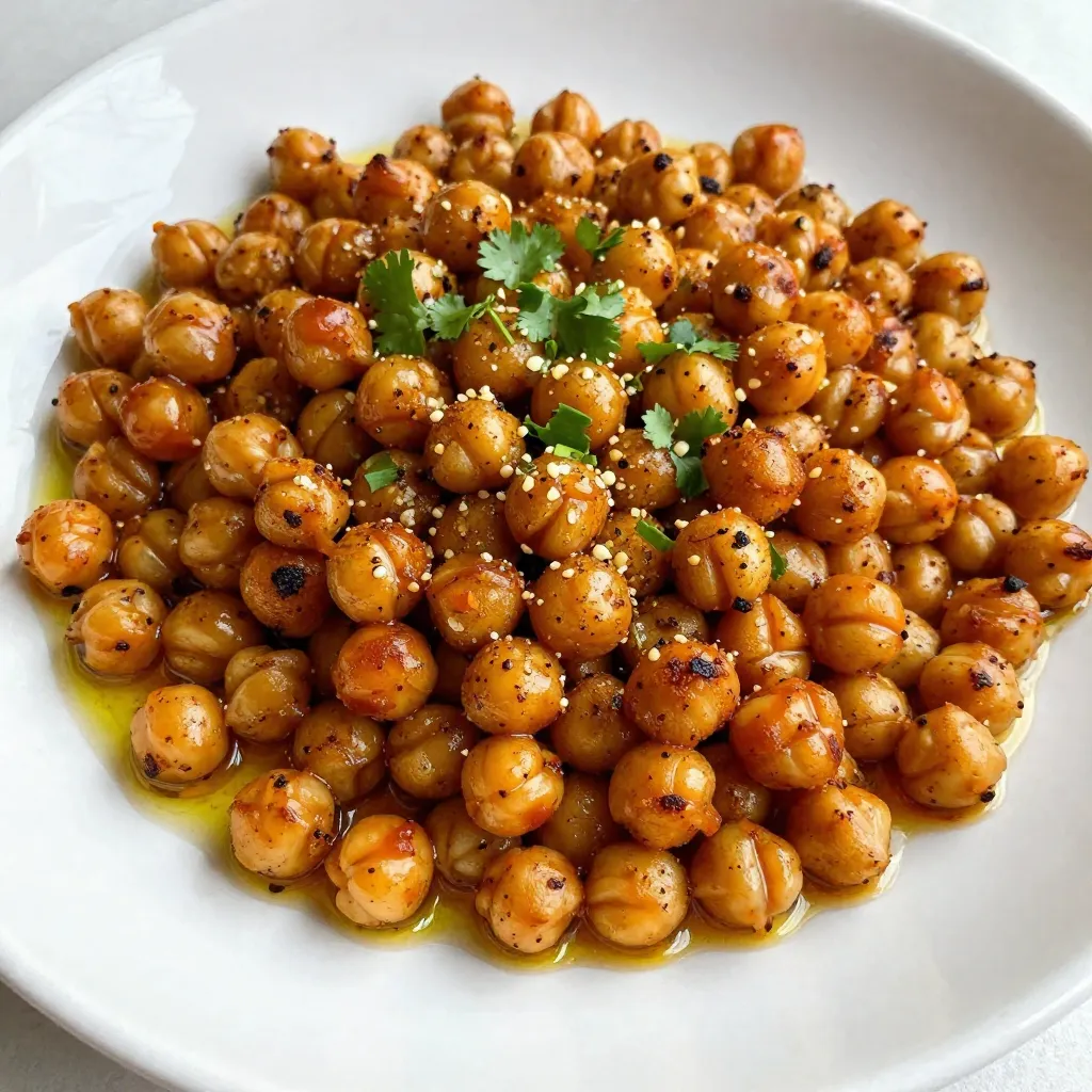 Buffalo Ranch Roasted Chickpeas Tasty and Crunchy Snack