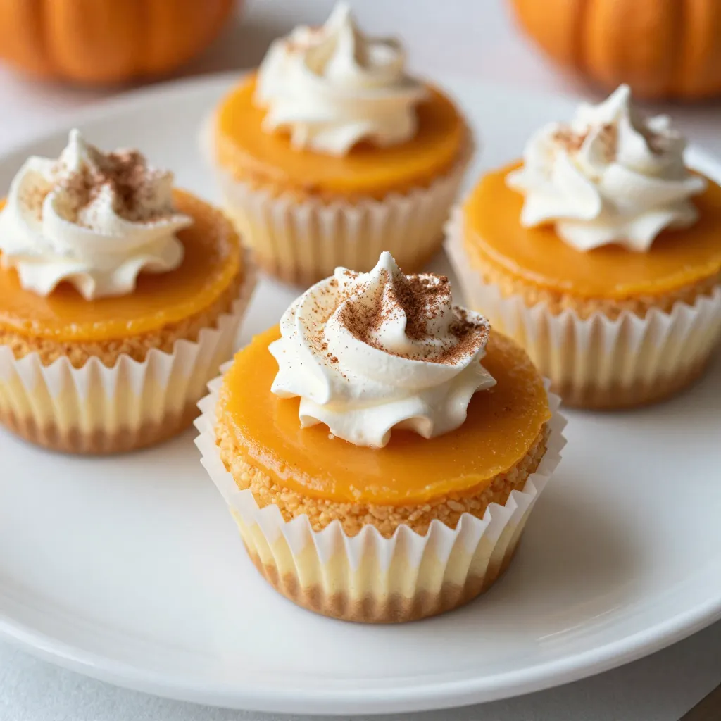 Mini Pumpkin Cheesecakes Delightful and Easy Treat