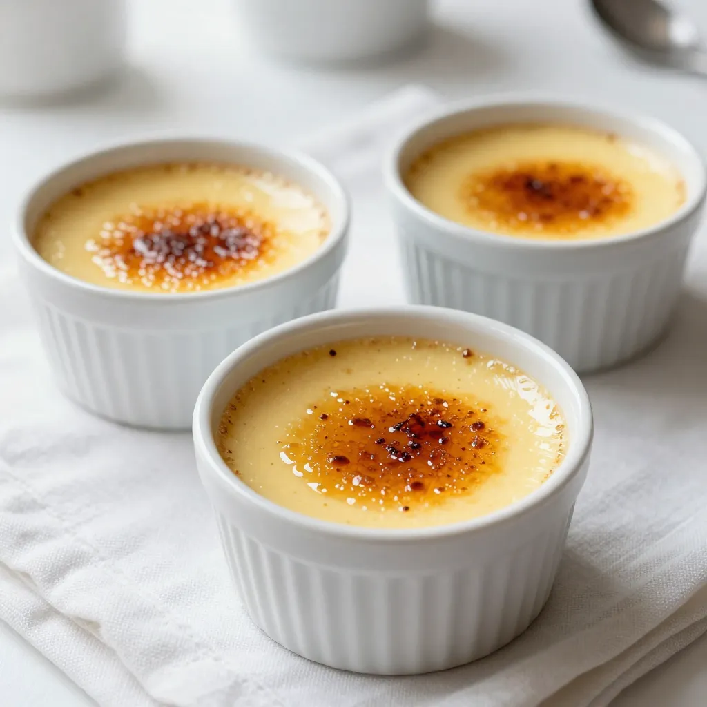 Vanilla Bean Crème Brûlée Smooth and Creamy Delight