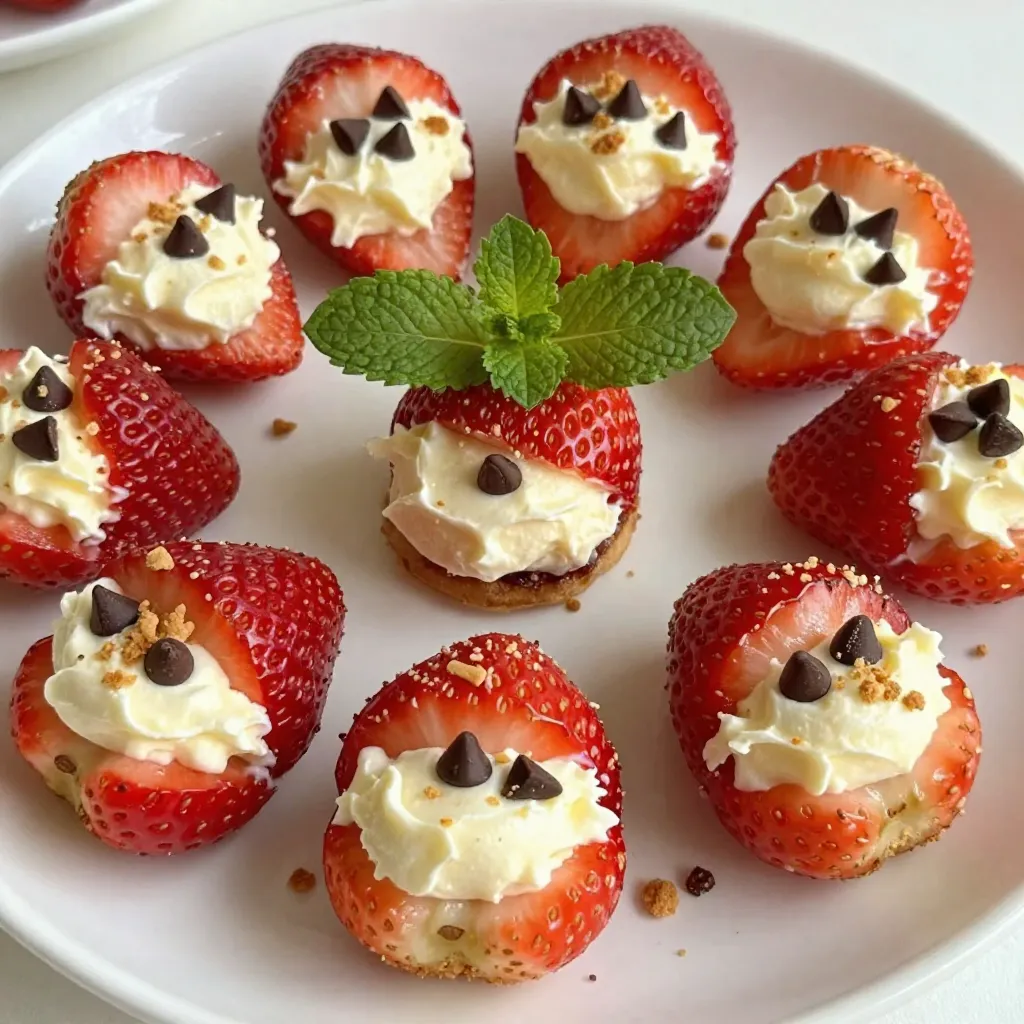 Cheesecake Stuffed Strawberries Perfect Easy Treat