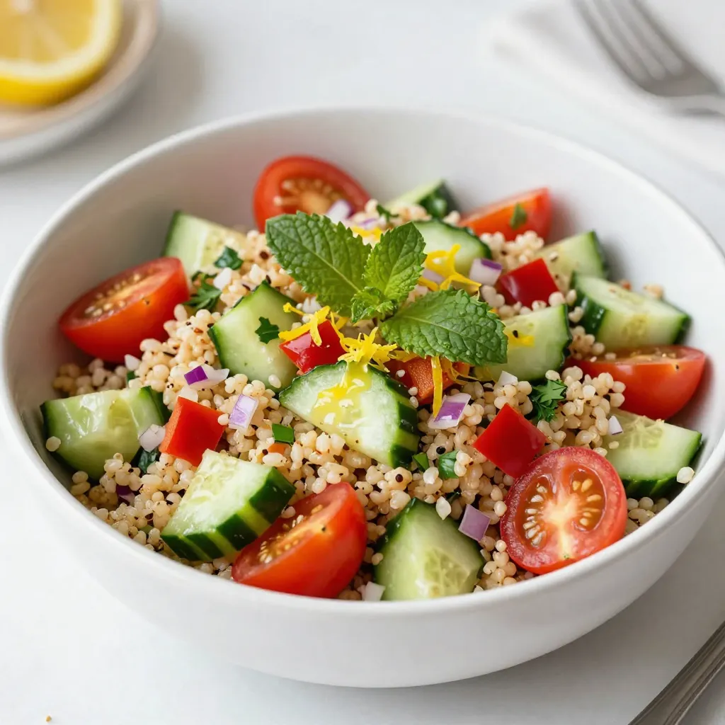 Lemon Herb Quinoa Salad Fresh and Vibrant Dish