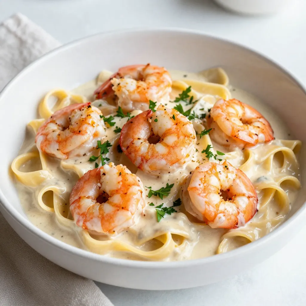 Cajun Shrimp Alfredo Delicious Pasta for Dinner