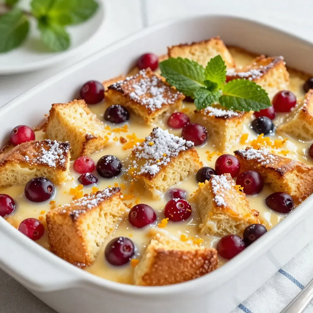 Cranberry Orange French Toast Bake Delightful Dish