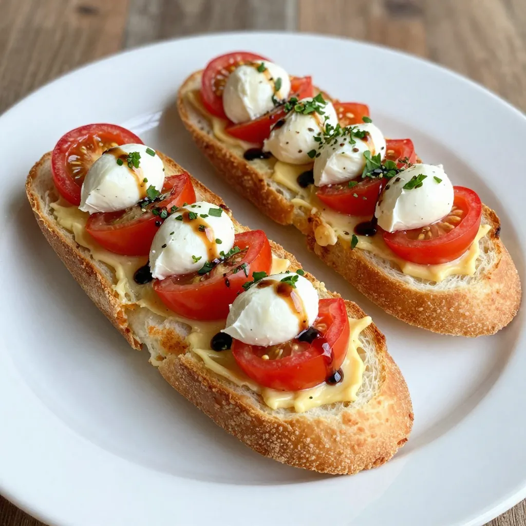 Caprese Garlic Bread Tasty and Simple Treat