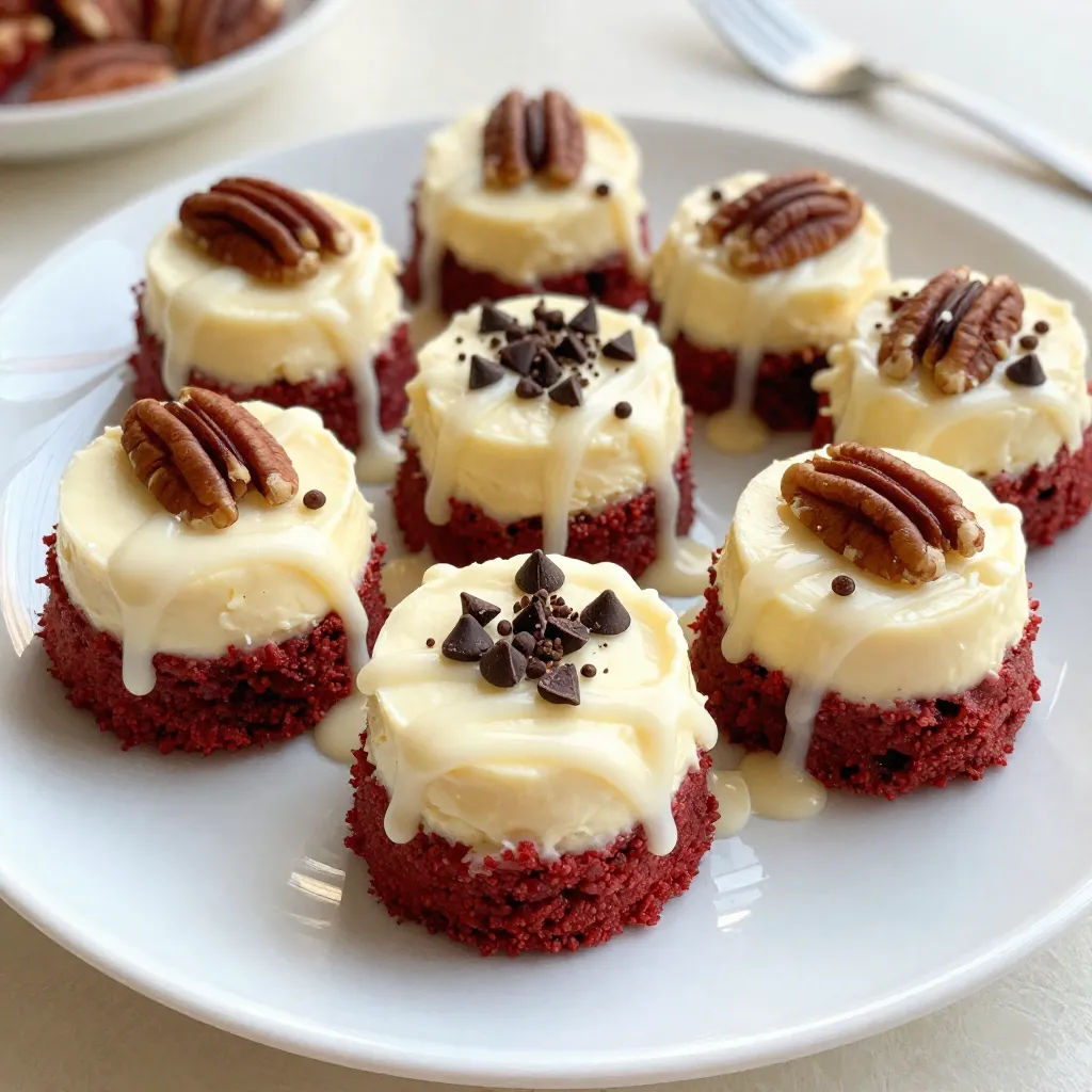 Red Velvet Cheesecake Bites Irresistible and Easy Treat