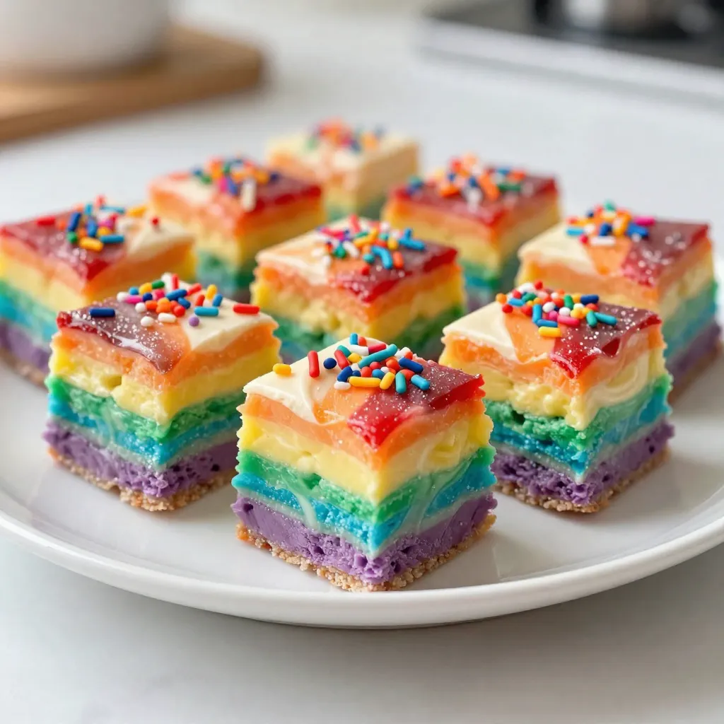 Rainbow Unicorn Fudge Delightful Colorful Treat