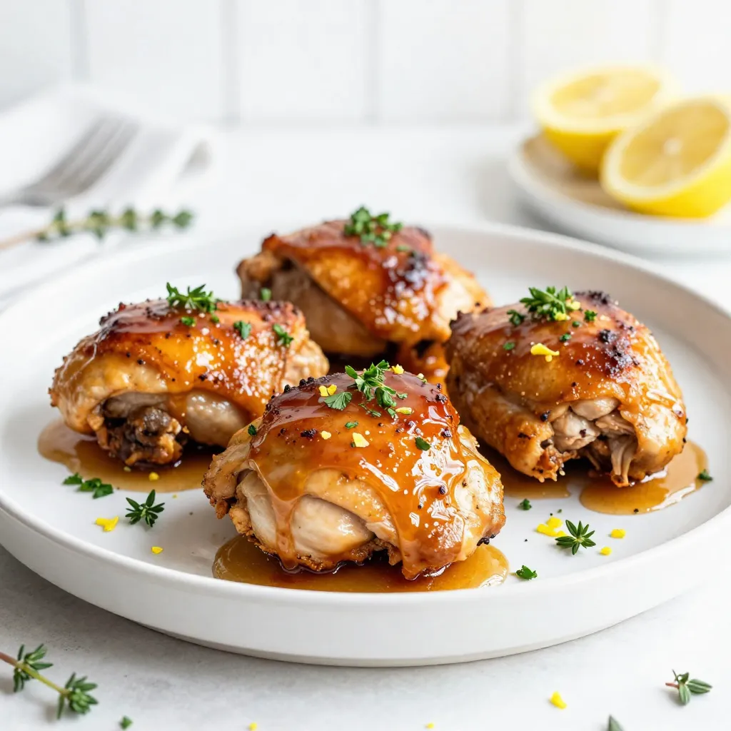 Maple Dijon Chicken Thighs Flavorful and Juicy Meal