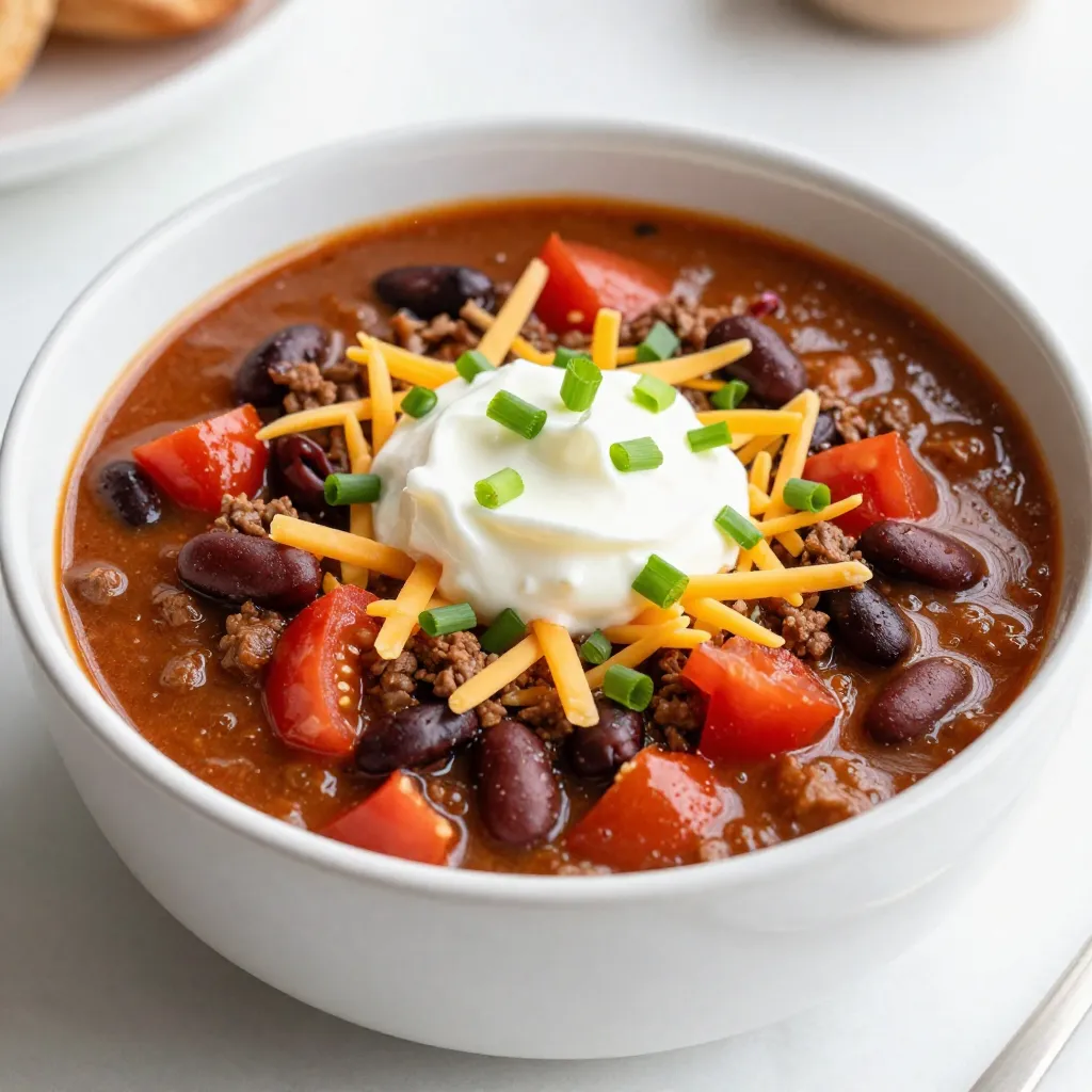 Classic Beef Chili Hearty and Flavorful Recipe Guide