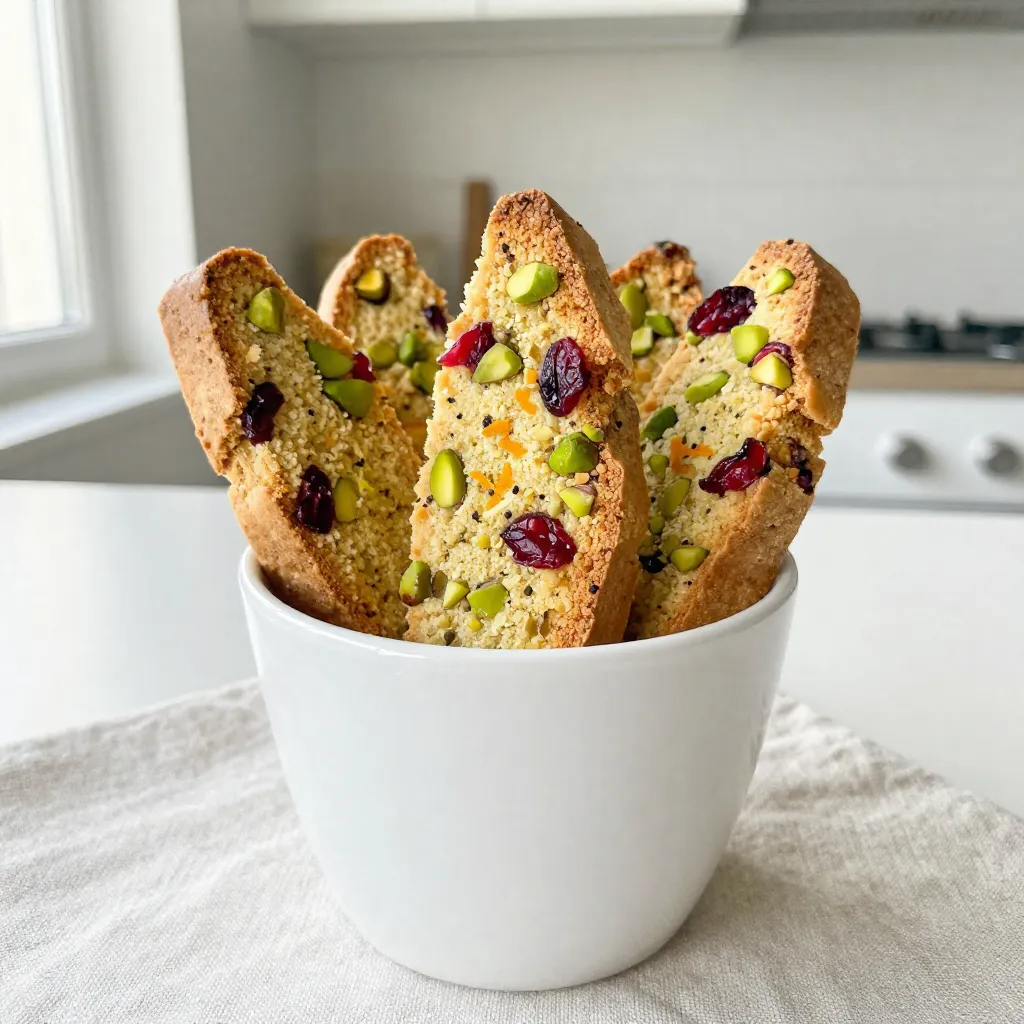 Pistachio Cranberry Biscotti Easy and Tasty Treat